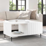 vidaXL Salontafel Wit 90 x 50 x 40 cm Bewerkt hout