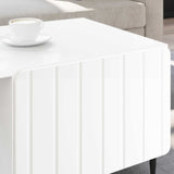 vidaXL Salontafel Wit 90 x 50 x 40 cm Bewerkt hout