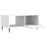 vidaXL Salontafel Wit 90 x 50 x 40 cm Bewerkt hout