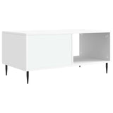 vidaXL Salontafel Wit 90 x 50 x 40 cm Bewerkt hout