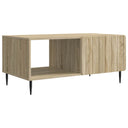 vidaXL Salontafel Wit 90 x 50 x 40 cm Bewerkt hout