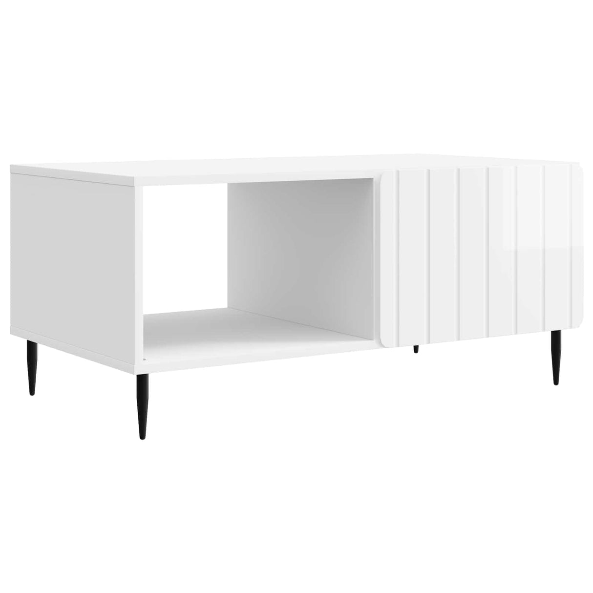 vidaXL Salontafel Wit 90 x 50 x 40 cm Bewerkt hout