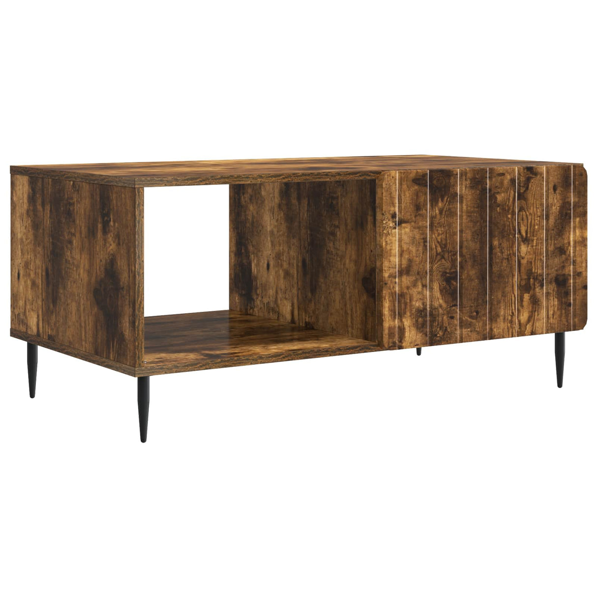 vidaXL Salontafel Wit 90 x 50 x 40 cm Bewerkt hout