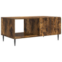 vidaXL Salontafel Wit 90 x 50 x 40 cm Bewerkt hout
