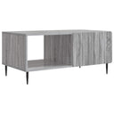 vidaXL Salontafel Wit 90 x 50 x 40 cm Bewerkt hout