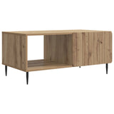 vidaXL Salontafel Wit 90 x 50 x 40 cm Bewerkt hout