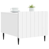 vidaXL Salontafel met lade Wit 49 x 50 x 42 cm Bewerkt hout