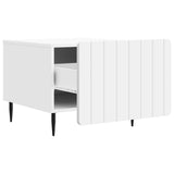 vidaXL Salontafel met lade Wit 49 x 50 x 42 cm Bewerkt hout