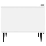 vidaXL Salontafel met lade Wit 49 x 50 x 42 cm Bewerkt hout