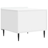 vidaXL Salontafel met lade Wit 49 x 50 x 42 cm Bewerkt hout