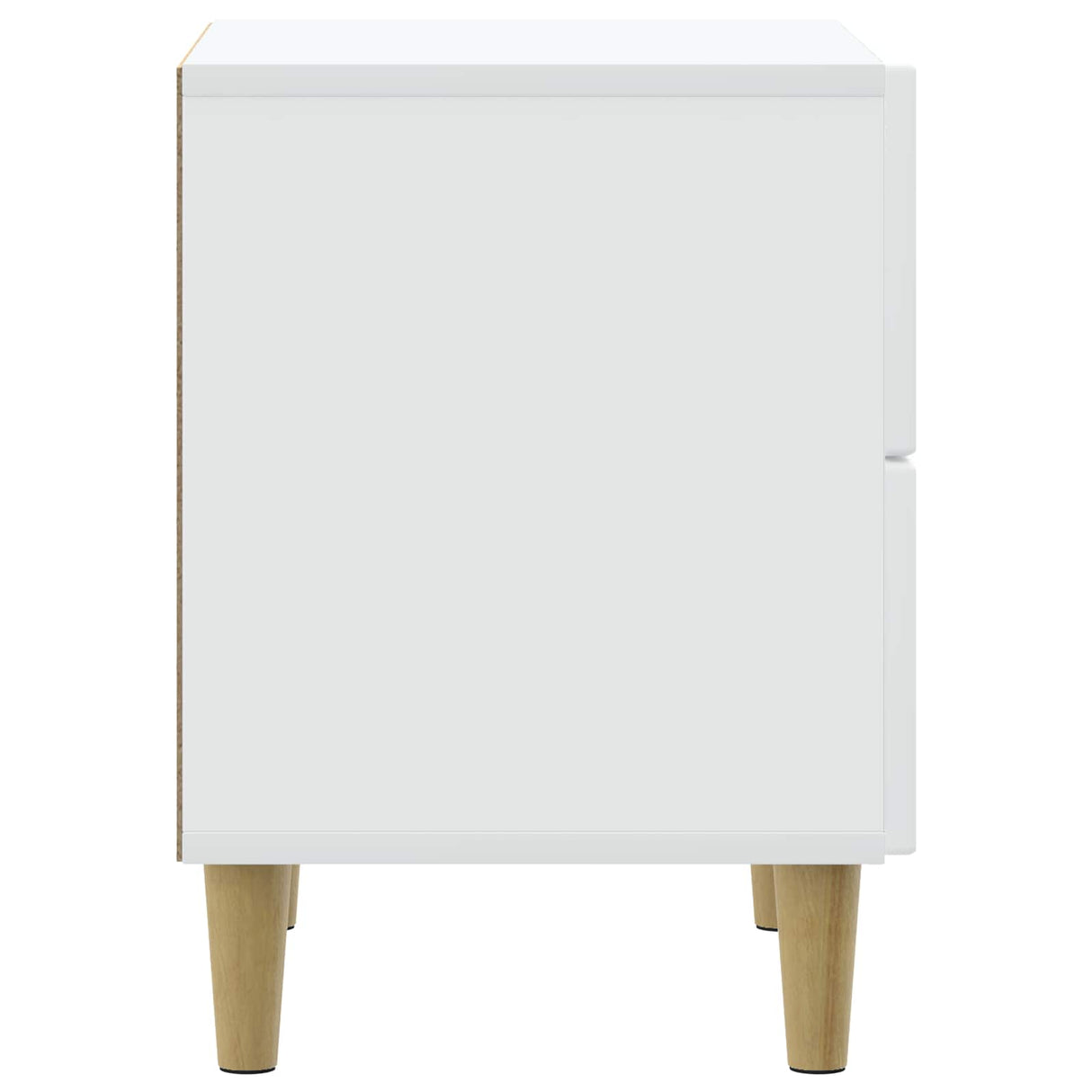 vidaXL Nachtkastje met lade Wit 43 x 34,5 x 48 cm Bewerkt hout