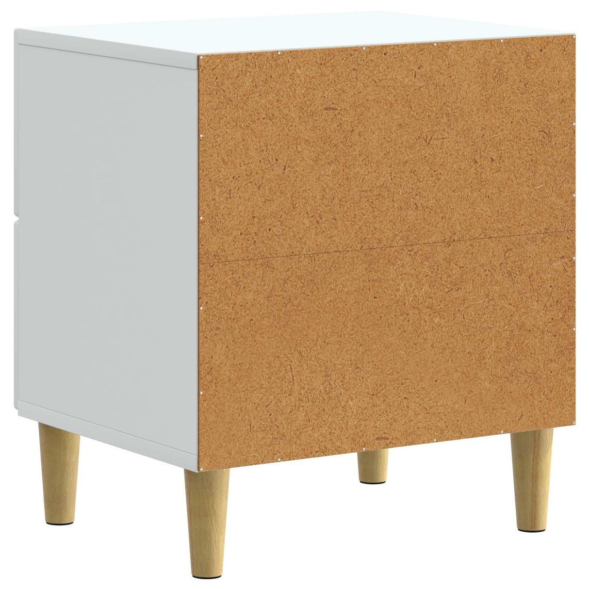 vidaXL Nachtkastje met lade Wit 43 x 34,5 x 48 cm Bewerkt hout
