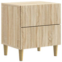 vidaXL Nachtkastje met lade Wit 43 x 34,5 x 48 cm Bewerkt hout