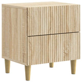 vidaXL Nachtkastje met lade Wit 43 x 34,5 x 48 cm Bewerkt hout