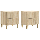 vidaXL Nachtkastje met lade Wit 43 x 34,5 x 48 cm Bewerkt hout