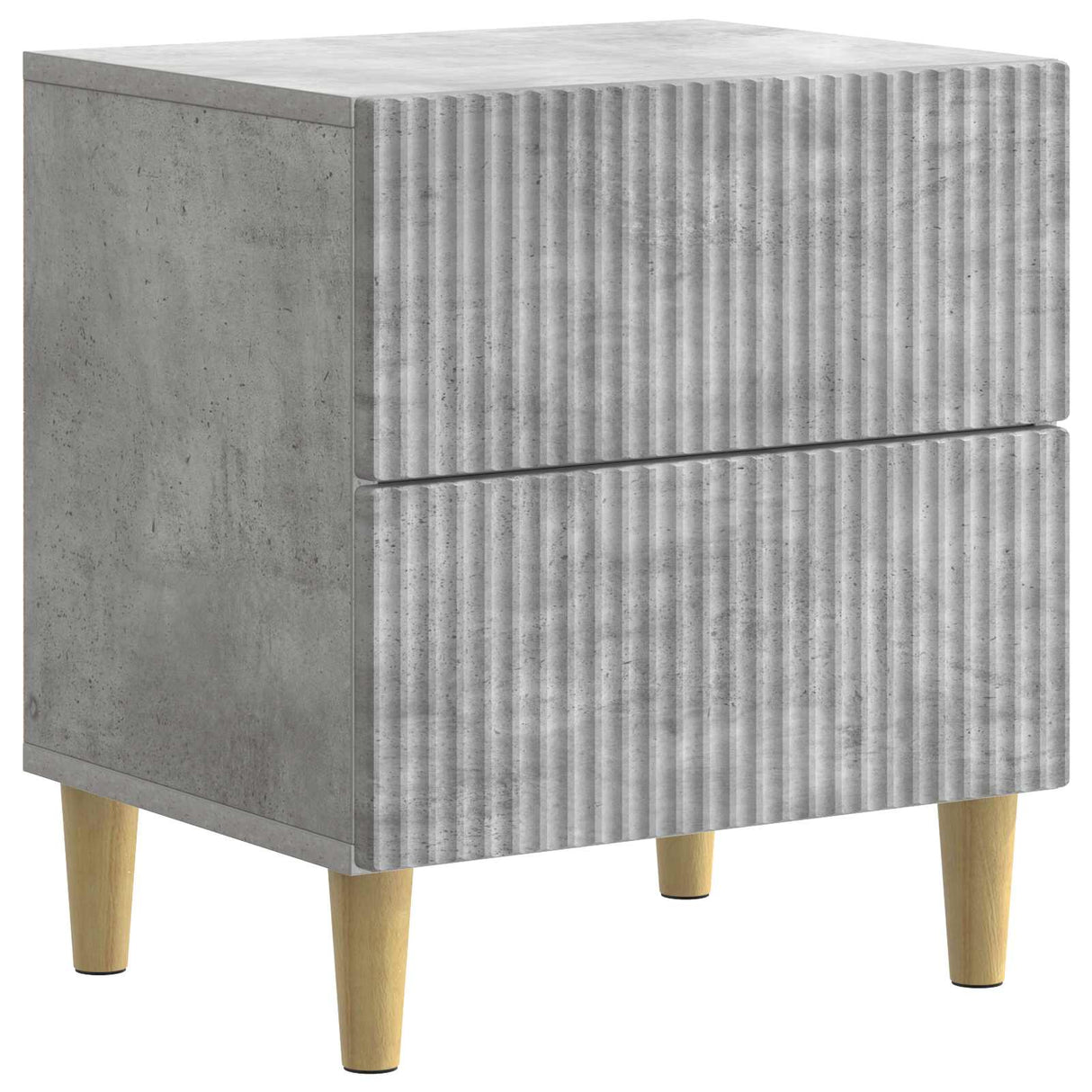 vidaXL Nachtkastje met lade Wit 43 x 34,5 x 48 cm Bewerkt hout