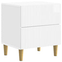 vidaXL Nachtkastje met lade Wit 43 x 34,5 x 48 cm Bewerkt hout