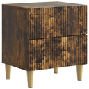 vidaXL Nachtkastje met lade Wit 43 x 34,5 x 48 cm Bewerkt hout