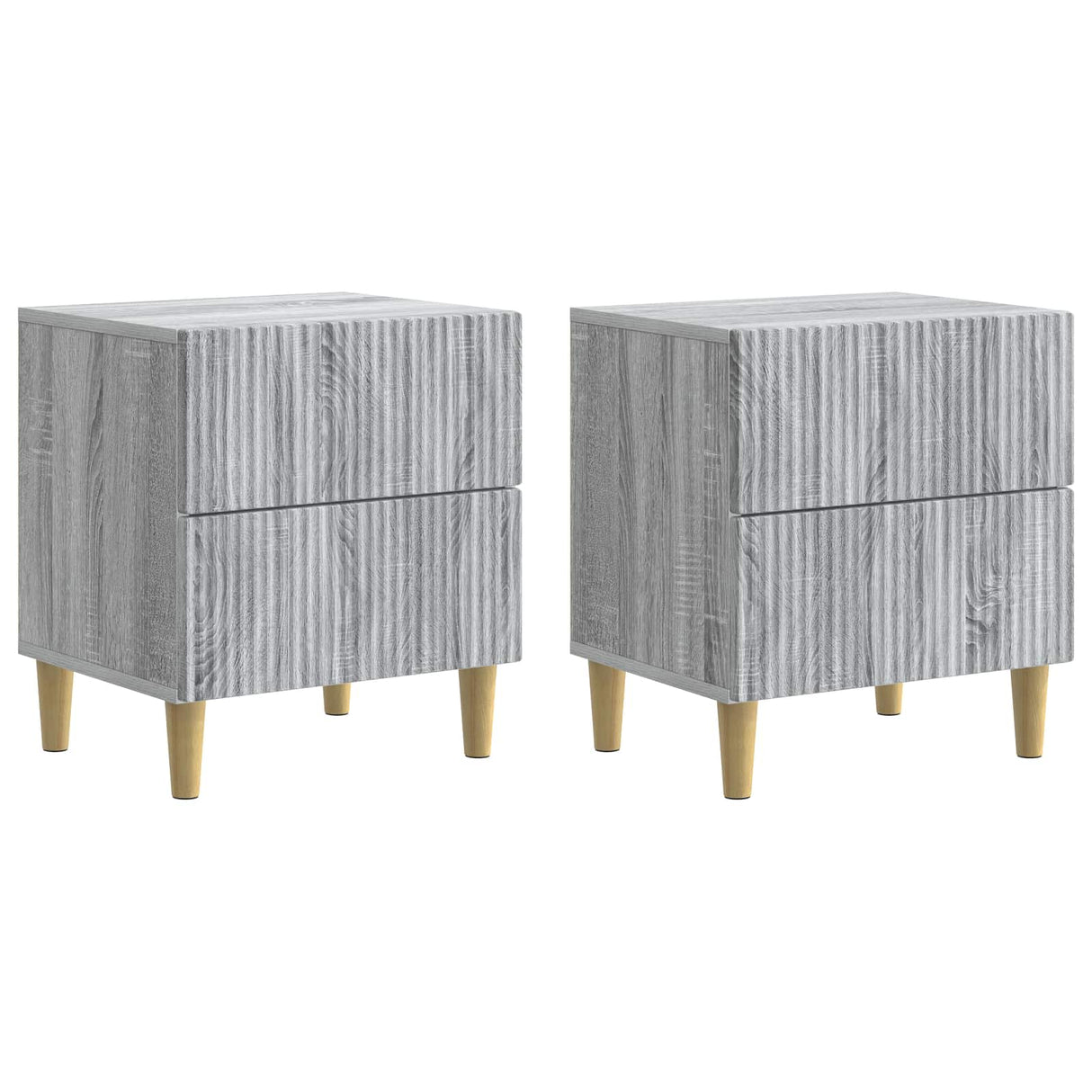 vidaXL Nachtkastje met lade Wit 43 x 34,5 x 48 cm Bewerkt hout