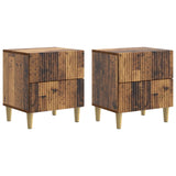 vidaXL Nachtkastje met lade Wit 43 x 34,5 x 48 cm Bewerkt hout