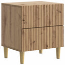 vidaXL Nachtkastje met lade Wit 43 x 34,5 x 48 cm Bewerkt hout