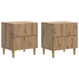vidaXL Nachtkastje met lade Wit 43 x 34,5 x 48 cm Bewerkt hout