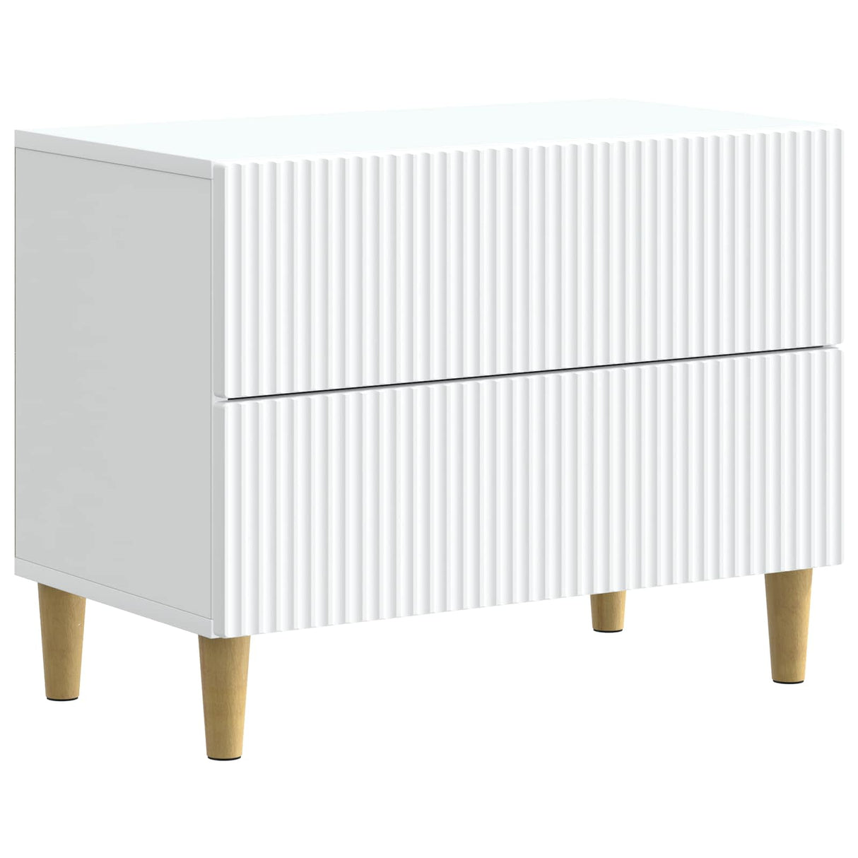vidaXL Nachtkastje met lade Wit 62 x 34,5 x 48 cm Bewerkt hout