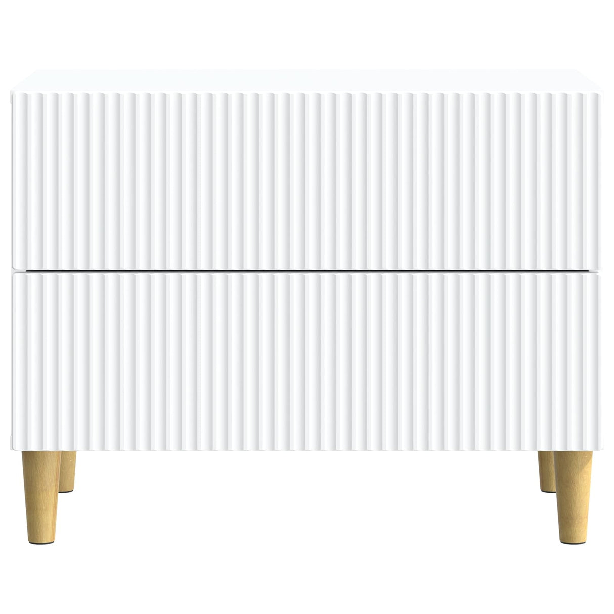 vidaXL Nachtkastje met lade Wit 62 x 34,5 x 48 cm Bewerkt hout