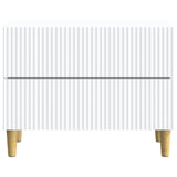 vidaXL Nachtkastje met lade Wit 62 x 34,5 x 48 cm Bewerkt hout