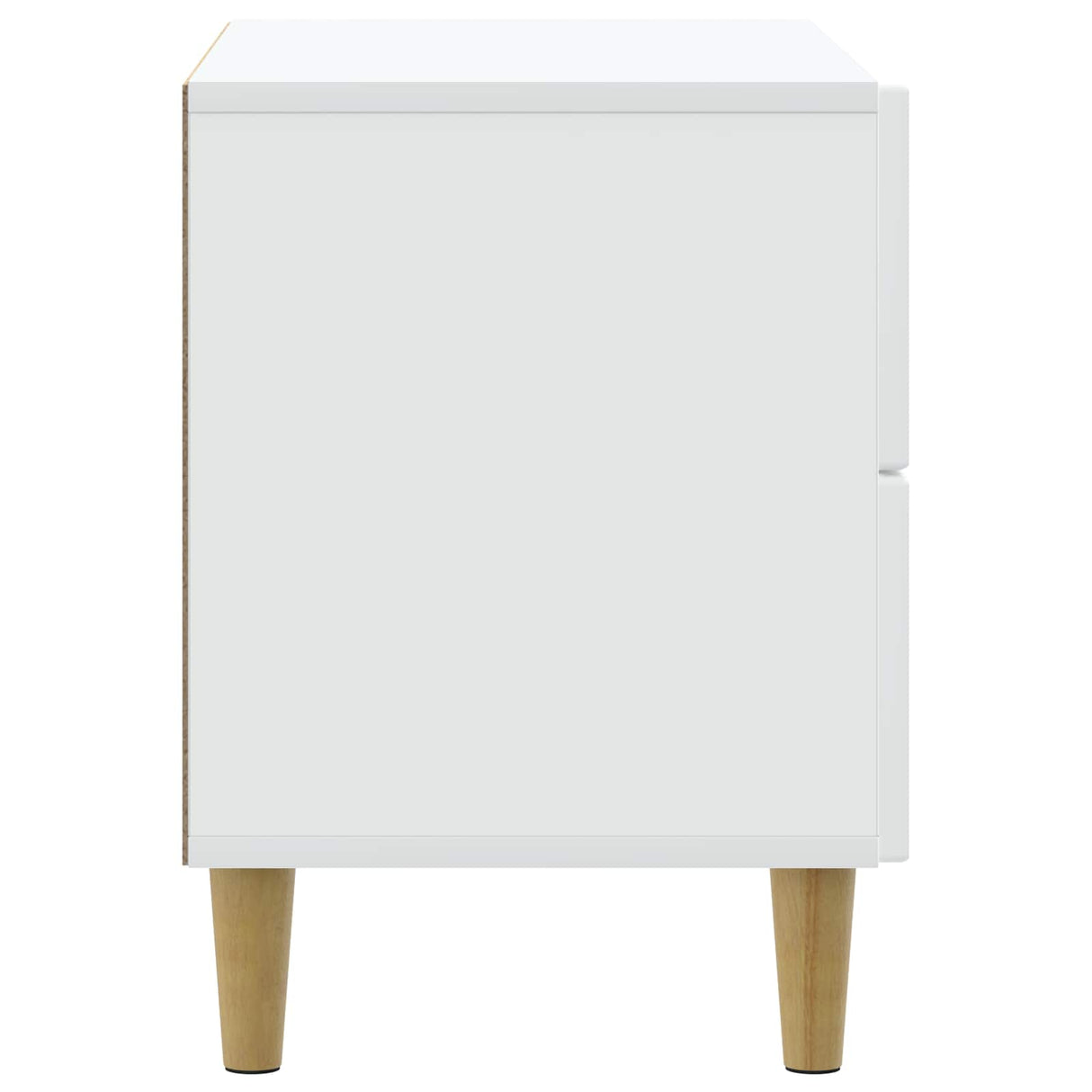 vidaXL Nachtkastje met lade Wit 62 x 34,5 x 48 cm Bewerkt hout
