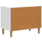 vidaXL Nachtkastje met lade Wit 62 x 34,5 x 48 cm Bewerkt hout
