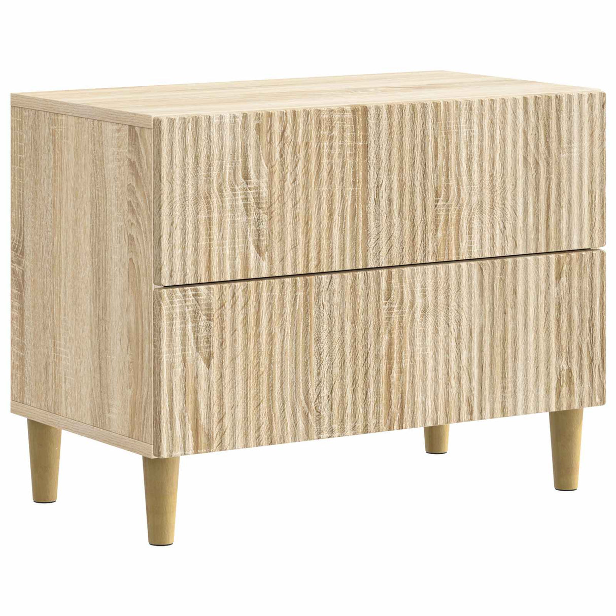 vidaXL Nachtkastje met lade Wit 62 x 34,5 x 48 cm Bewerkt hout