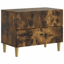 vidaXL Nachtkastje met lade Wit 62 x 34,5 x 48 cm Bewerkt hout