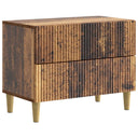 vidaXL Nachtkastje met lade Wit 62 x 34,5 x 48 cm Bewerkt hout