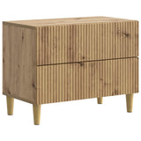 vidaXL Nachtkastje met lade Wit 62 x 34,5 x 48 cm Bewerkt hout