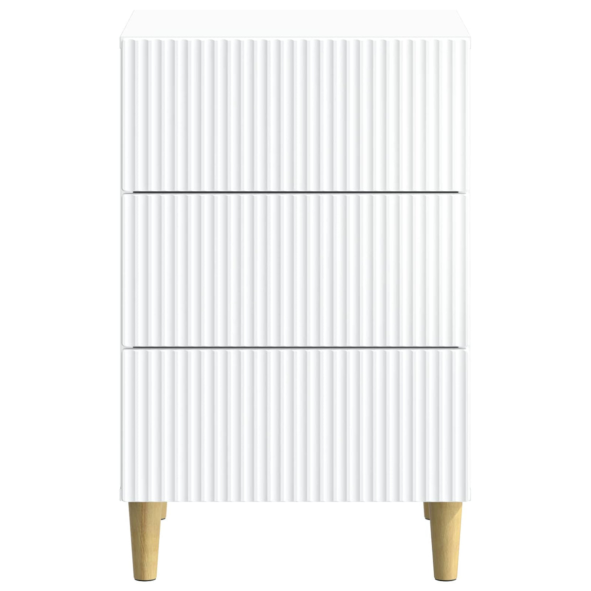 vidaXL Nachtkastje met lade Wit 43 x 41 x 66,5 cm Bewerkt hout