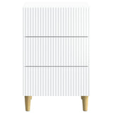 vidaXL Nachtkastje met lade Wit 43 x 41 x 66,5 cm Bewerkt hout
