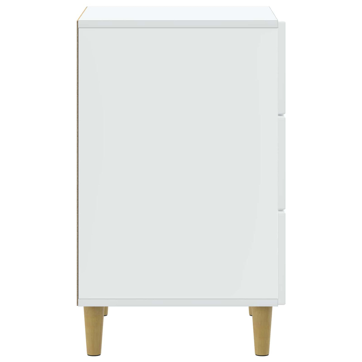vidaXL Nachtkastje met lade Wit 43 x 41 x 66,5 cm Bewerkt hout