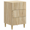 vidaXL Nachtkastje met lade Wit 43 x 41 x 66,5 cm Bewerkt hout