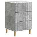 vidaXL Nachtkastje met lade Wit 43 x 41 x 66,5 cm Bewerkt hout