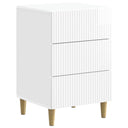 vidaXL Nachtkastje met lade Wit 43 x 41 x 66,5 cm Bewerkt hout