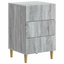 vidaXL Nachtkastje met lade Wit 43 x 41 x 66,5 cm Bewerkt hout