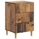 vidaXL Nachtkastje met lade Wit 43 x 41 x 66,5 cm Bewerkt hout