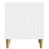 vidaXL Nachtkastje 2 pcs Wit 43 x 34,5 x 50 cm Bewerkt hout