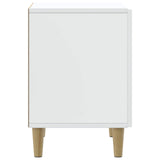 vidaXL Nachtkastje 2 pcs Wit 43 x 34,5 x 50 cm Bewerkt hout