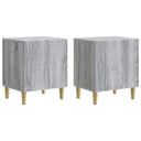 vidaXL Nachtkastje 2 pcs Wit 43 x 34,5 x 50 cm Bewerkt hout