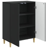 vidaXL Dressoir Zwart 66 x 34,5 x 90 cm Bewerkt hout