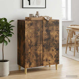 vidaXL Dressoir Zwart 66 x 34,5 x 90 cm Bewerkt hout