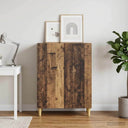 vidaXL Dressoir Zwart 66 x 34,5 x 90 cm Bewerkt hout