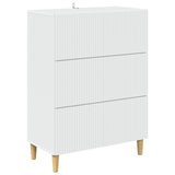 vidaXL Ladekast Wit 66 x 34,5 x 90 cm Bewerkt hout